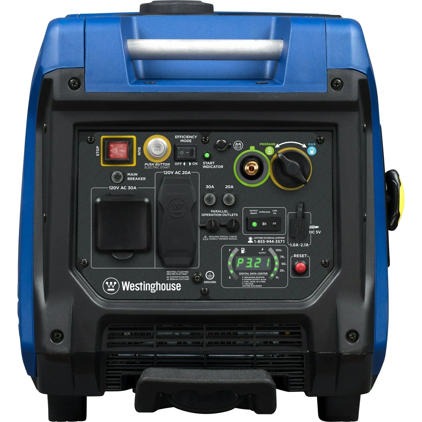 Westinghouse 5,000-Watt Dual-Fuel Portable Inverter Generators