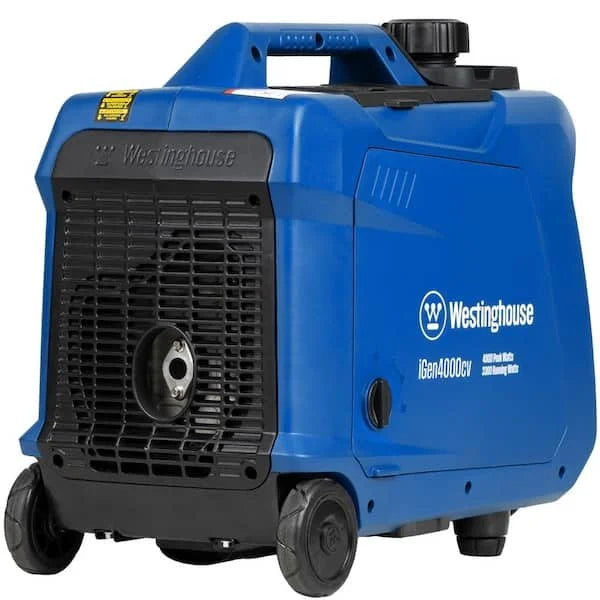 4,000-Watt Gas Powered Portable Inverter Generator with Recoil Start, LED Data Centers