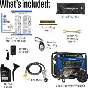 Westinghouse 14,500 Watt Tri-Fuel Portable Generators