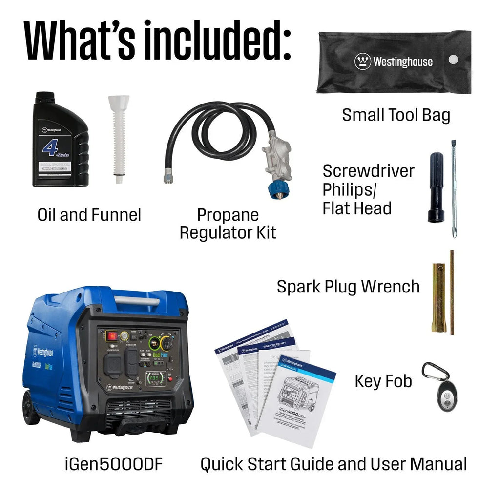 Westinghouse iGen5000DF 5000 Watt Portable Inverter Generators