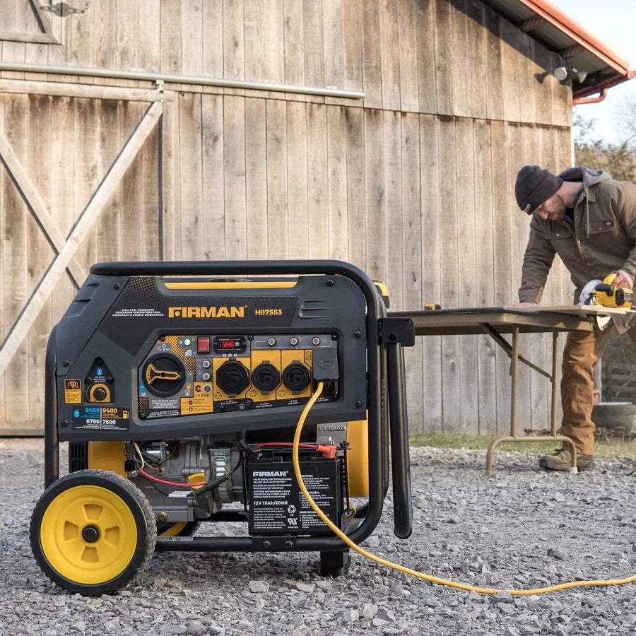 Firman H07553 7500/9400W Dual Fuel Generators