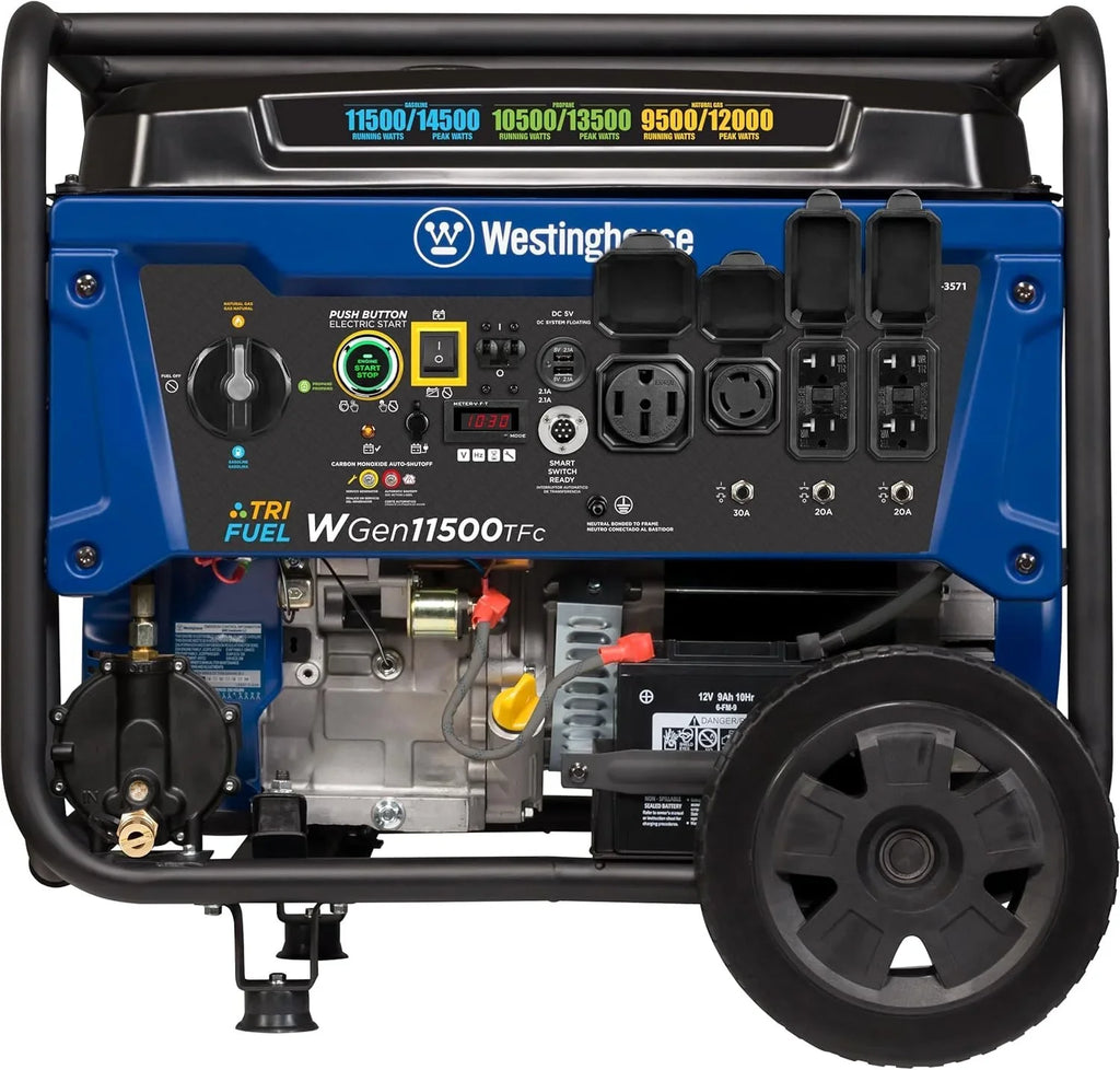 Westinghouse 14,500 Watt Tri-Fuel Portable Generators