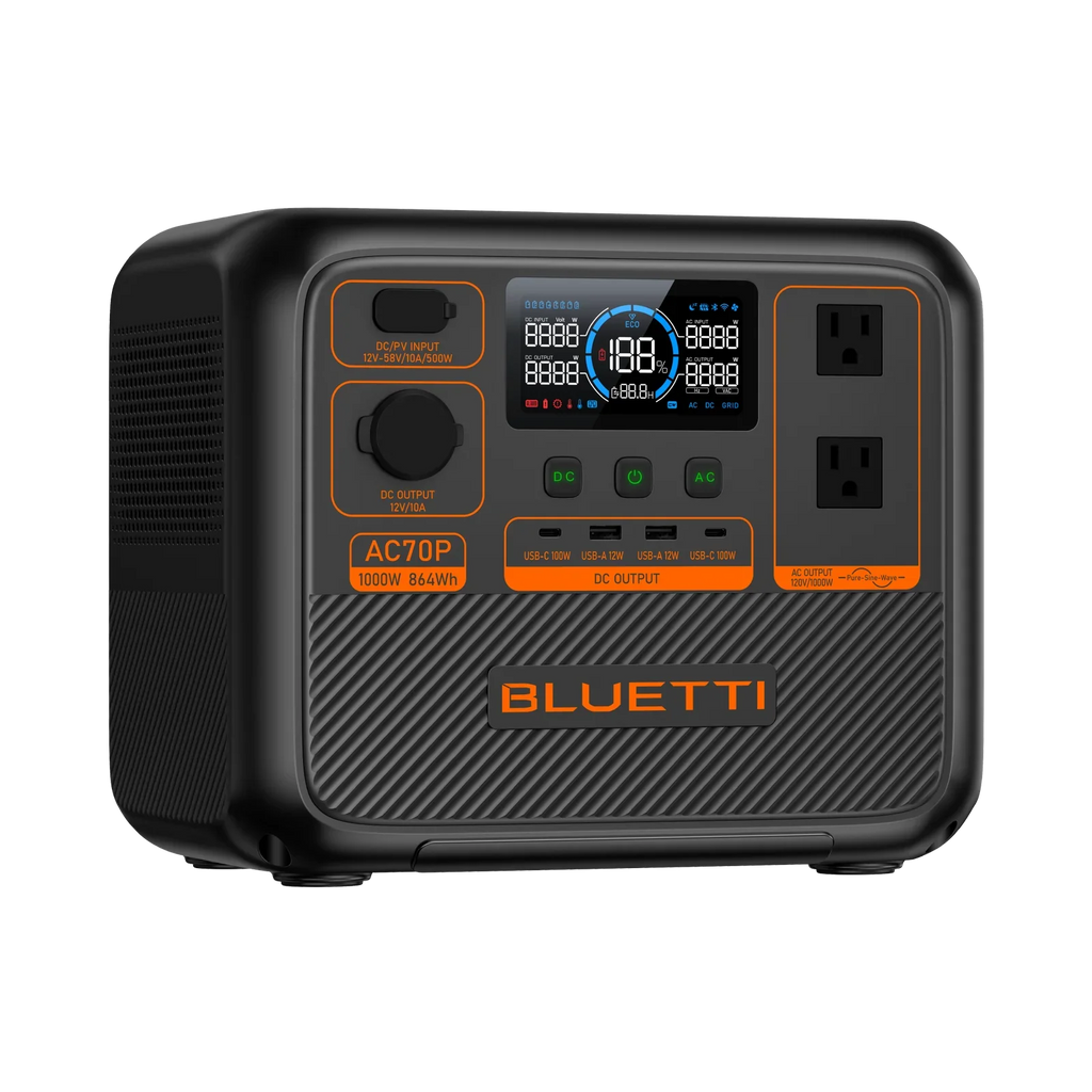 BLUETTI AC70P Portable Powers Stations | 1000W 864Wh