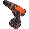 BLACK+DECKER 12V MAX Drill & Home Tool Kit, 60-Piece (BDCDD12PK)
