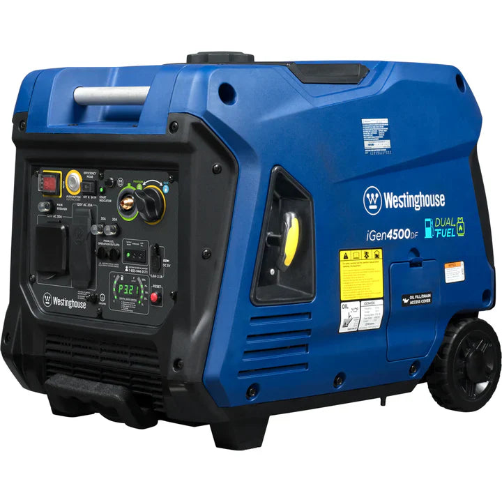 Westinghouse iGen4500DF 3700W Dual Fuel Portable Inverter Generators